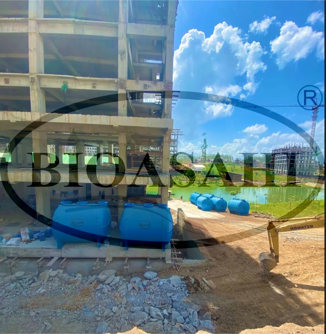 Grease trap untuk sistem pengolahan air limbah restoran